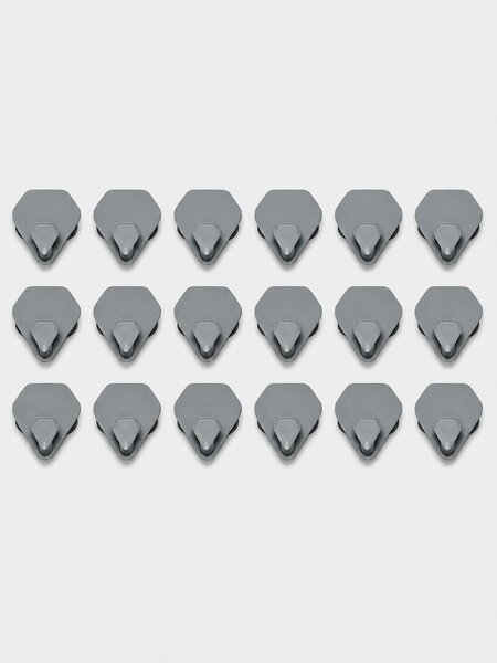 Sinsay - Комплект куки за закачалки 18 pack - тъмносиво