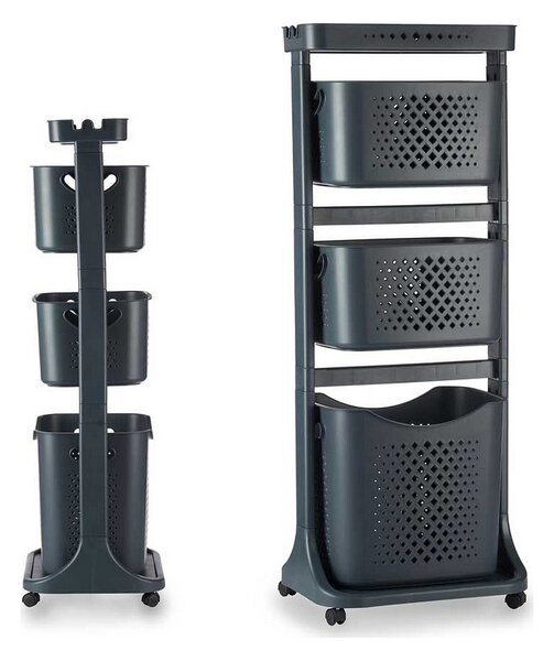 Clothes Trolley Антрацит полипропилен (33 x 112 x 42,5 cm)