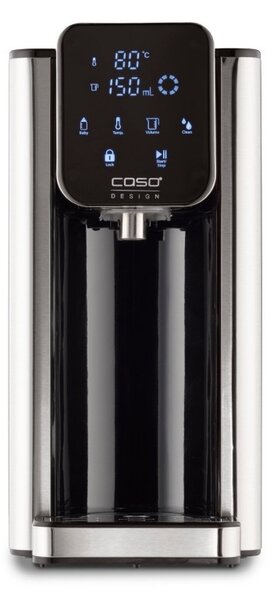 Диспенсър за гореща вода Caso HW 660 1879, 2600W, 2.7 л, 7 темп настройки, 40-100°C, Сензорно управление, Филтър, Черен/инокс
