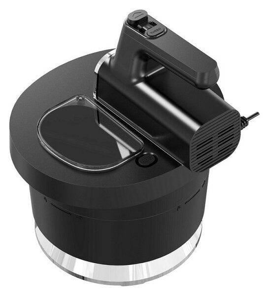 Миксер с купа/ръчен Finlux FHMC-3088 D, 800W, 3.5 л, 6 скорости, TURBO, Бутони за освобождаване, Черен