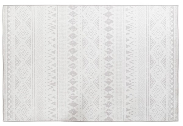 Килим DKD Home Decor Бежов Бял Ikat (200 x 290 x 0,4 cm)