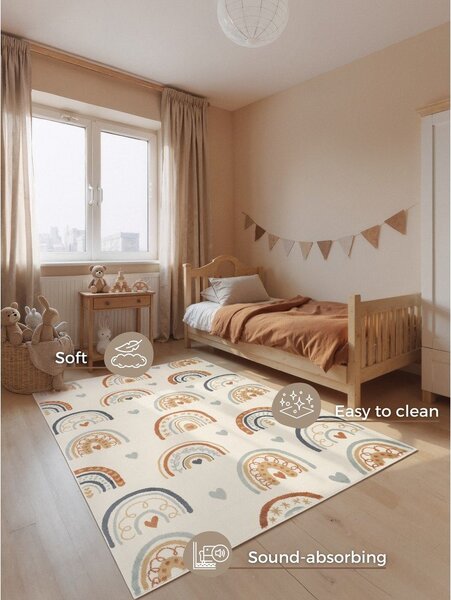 Кремав детски килим 120x170 cm Bowie – Hanse Home