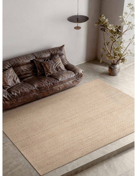 Ръчно изработен ютен килим в естествен цвят 160x230 cm Mirabelle – Villeroy&Boch