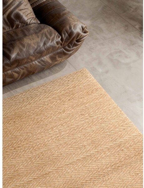 Ръчно изработен ютен килим в светло естествен цвят 160x230 cm Mirabelle – Villeroy&Boch