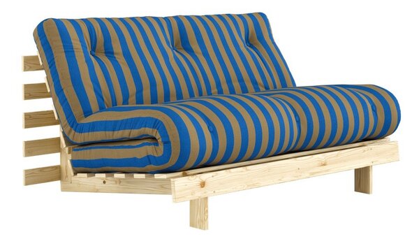 Син/кафяв сгъваем диван 140 cm Roots – Karup