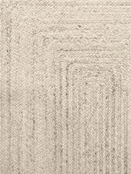 Кремава двустранна/ръчно изработена ютена пътека 80x200 cm Juno – Hanse Home