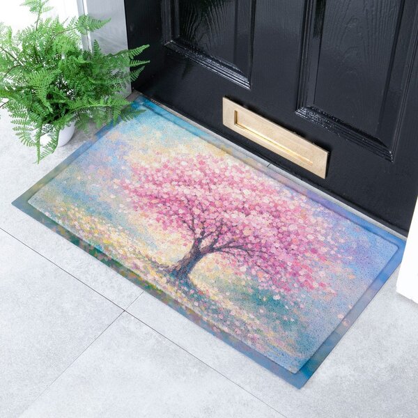 Изтривалка от PVC 40x70 cm Blossom Tree – Artsy Doormats
