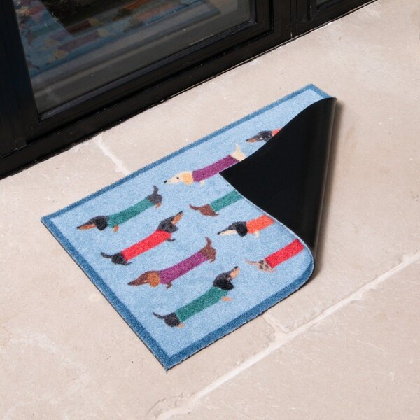 Текстилна изтривалка 40x60 cm Dachshund – Artsy Doormats