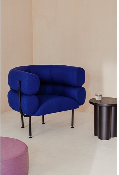 Синьо вълнено кресло Ubi – noo.ma