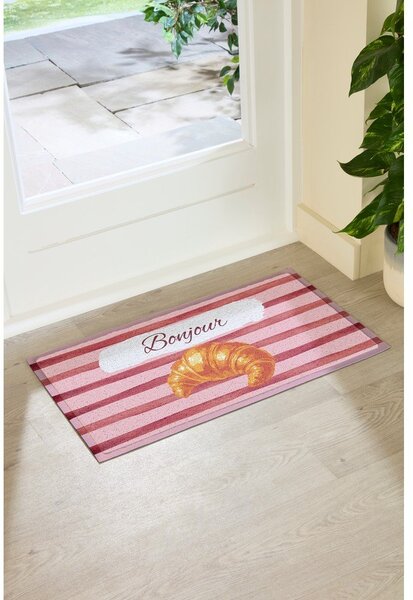 Изтривалка от PVC 40x70 cm Croissant Bonjour – Artsy Doormats