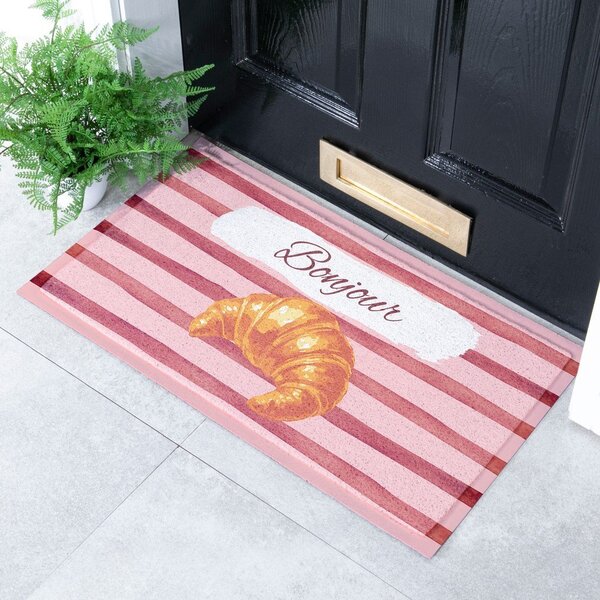 Изтривалка от PVC 40x70 cm Croissant Bonjour – Artsy Doormats