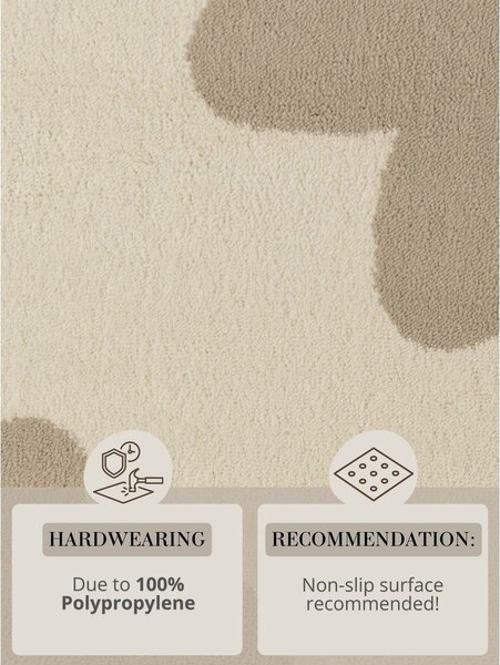 Бежов детски килим ø160 cm Bloomy – Hanse Home