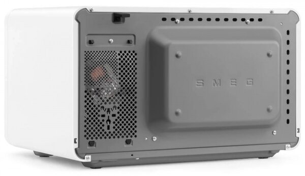 Микровълнова фурна с грил 4в1 SMEG Collezione MOC01WHMEU, 1900W, 29 л, 18 програми, Плавно затваряне, Звуков сигнал, LCD, Бял мат