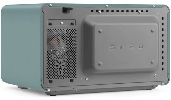 Микровълнова фурна с грил 4в1 SMEG Collezione MOC01EGMEU, 1900W, 29 л, 18 програми, Плавно затваряне, Звуков сигнал, LCD, Зелен