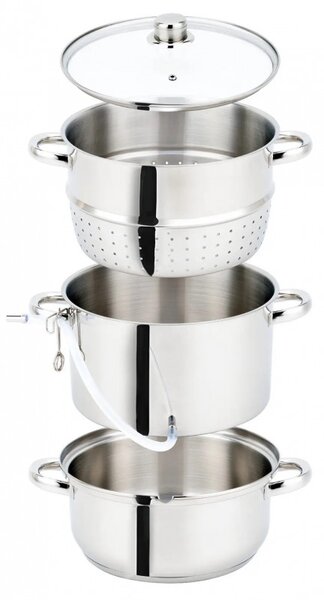 Соковарка Klausberg KB 9032, 28 см, 8 литра, 4 части, Индукция, Инокс