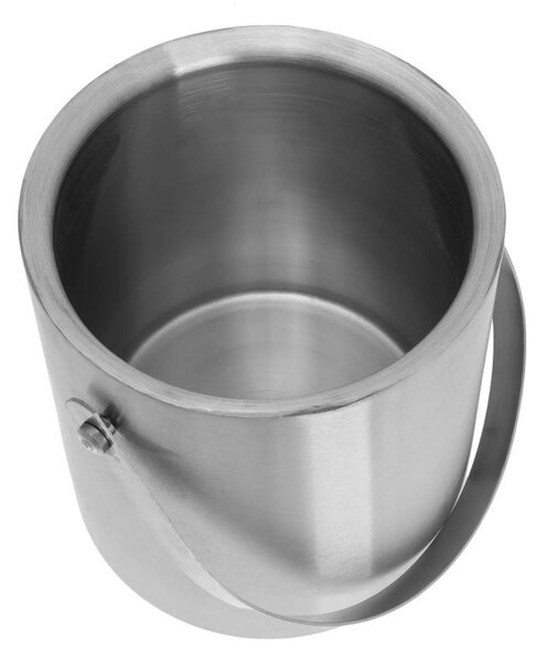 Ледарка Kinghoff KH 1243, 1.5 л, Ø15 см, Двойна стена, Дръжка за лесно носене, Инокс