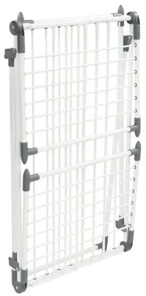 Сгъваем сушилник за дрехи Kinghoff KH 2041, 25 м, До 20 кг, Противоплъзгащи накрайници, Стомана, Бял/сив