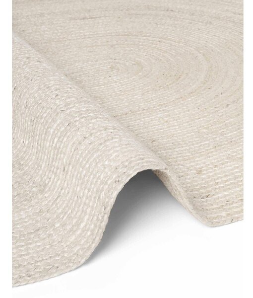 Кремав двустранен/ръчно изработен ютен килим 160x230 cm Braided – Hanse Home