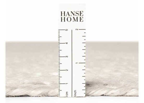 Кремав двустранен/ръчно изработен ютен килим 160x230 cm Braided – Hanse Home