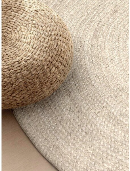 Кремав двустранен/ръчно изработен ютен килим 160x230 cm Braided – Hanse Home