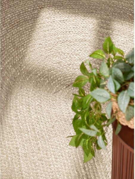Кремав двустранен/ръчно изработен ютен килим 160x230 cm Braided – Hanse Home