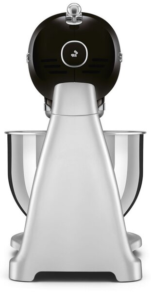 Планетарен миксер Smeg SMF04BLEU, 800W, 4.8 л, 10 скорости, Функция за плавен старт, Крачета против хлъзгане, Черен/Инокс