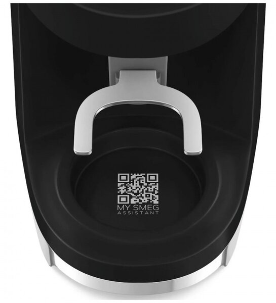 Кафемелачка Smeg CGF03BLEU, 150W, 240 г, Система за завъртане и заключване, Ръчна функция, Черен