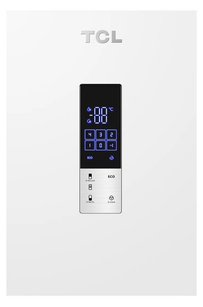 Хладилник с фризер TCL RP456BWE0EE, 456 л, Клас Е, No Frost, Eco режим, Реверсивни врати, Зимен режим, Multi Air Flow, Бял