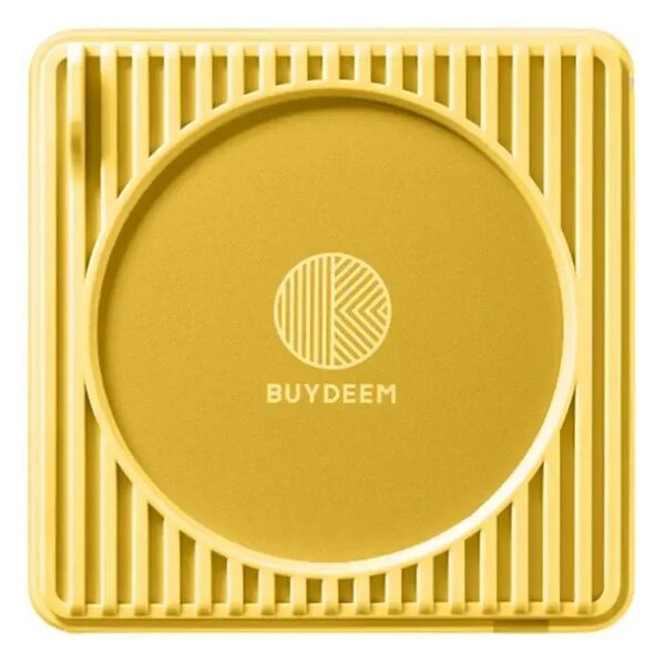 Нагревател за чаши BUYDEEM OA2001, 24W, 2 настройки, Автоматично спиране, Водоустойчив, Жълт