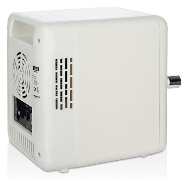Преносим мини хладилник Zilan ZLN1153, 36W, 4 л, 6 кена, Охлаждане/затопляне, 10-75°C, 240/12V, Бял