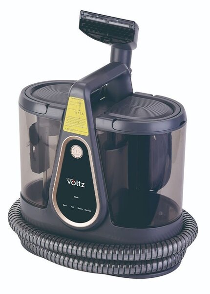 Прахосмукачка за пране на килими и тапицерия Oliver Voltz OV51006A, 1750W, 18 kPa, 1 л, Сензорен дисплей, Дезинфекция с пара, Аксесоари, Черен