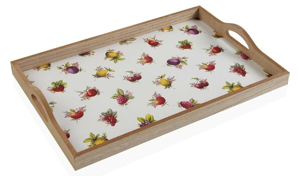 Поднос за аперитиви Versa Strawberry Дървен MDF (30 x 5 x 45 cm)