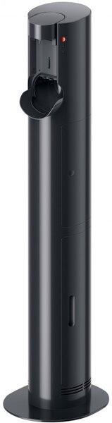 Вертикална прахосмукачка + Док станция с автоматично изпразване Dyson V10 Konical Moulded 594030-01, 150AW, 0.5 л, 60 мин, 3 режима, HEPA, Хигиенично изпразване, Без заплитане, Черен