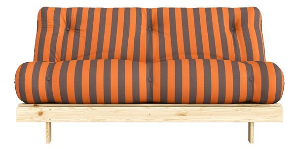Оранжев/кафяв сгъваем диван 160 cm Roots – Karup