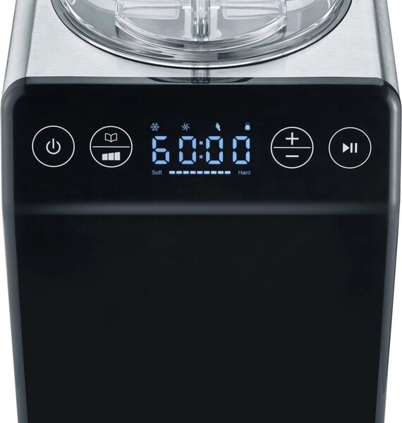 Машина за сладолед 2в1 Graef IM706, 180W, 2 л, 4 програми, От -18C до -35C, Сензорен дисплей, Черен