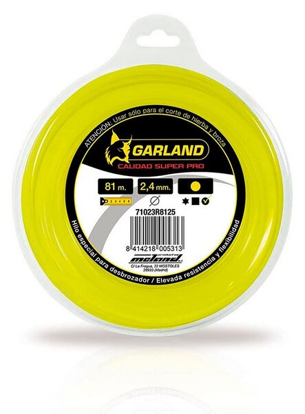 Тример за нишка Garland 71023r8125 Ø 2,4 mm Кръгъл 8 m Найлон