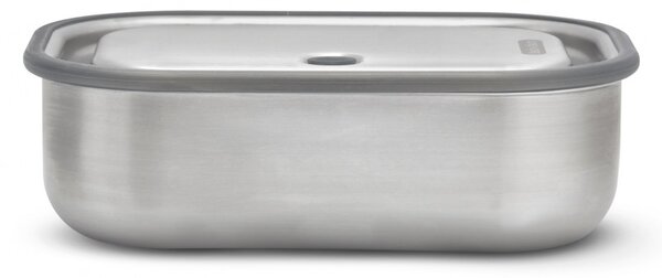 Кутия за храна Black+Blum BAM-SS-L018, 1 l, Правоъгълна, Подходяща за фурна, Без BPA, Неръждаема стомана, Сив