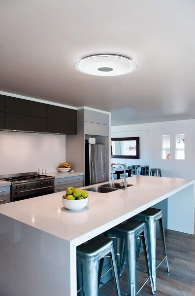 Eglo 32344 - LED RGBW таванно осветително тяло LANCIANO-C със възможност за димиране LED/53W/230V + дистанционно управление