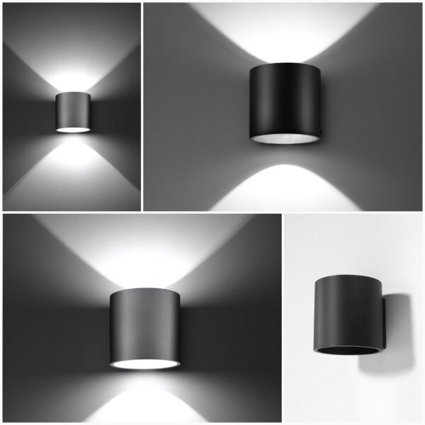 Sollux SL.0048 - Аплик ORBIS 1 1xG9/40W/230V черен