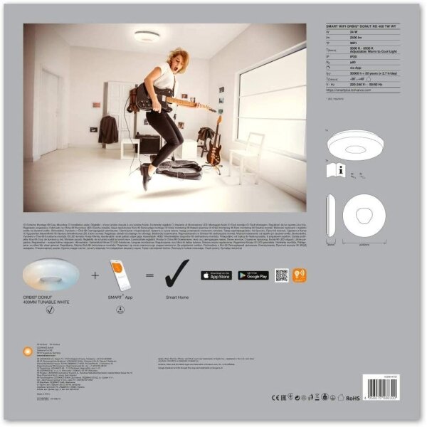 Ledvance - LED Димируема лампа SMART+ DONUT LED/24W/230V Wi-Fi