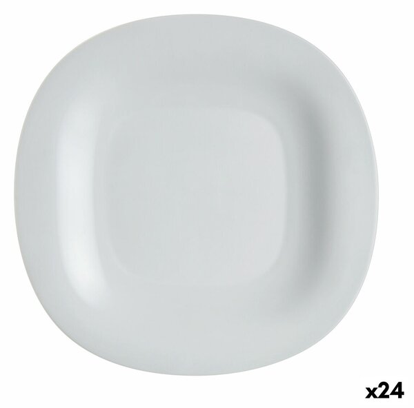 Lame plaat Luminarc Carine Сив Cтъкло (Ø 27 cm) (24 броя)