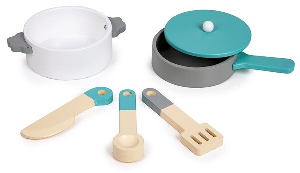 Качествена дървена кухня с аксесоари Ecotoys