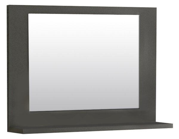 Меламинов банен огледало Devlin в антрацитен цвят 60x10x45см