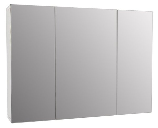 Меламиново огледало за баня Base TopMebel цвят бял 90x17.1x65см