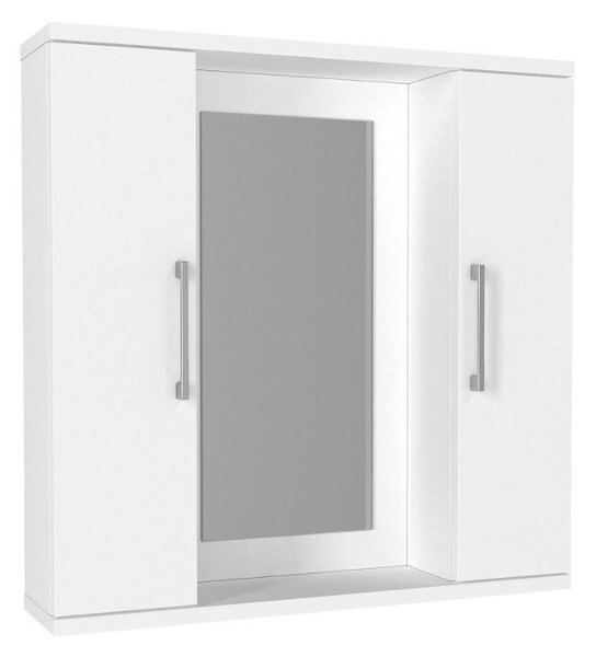 Меламиново огледало за баня Surra TopMebel цвят бял 65x15.3x65см