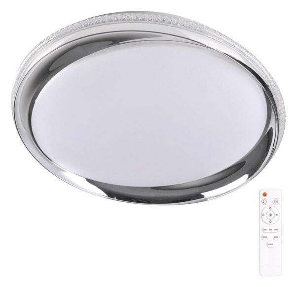 LED Димируема лампа GLOSSY 2xLED/36W/230V IP44 + д.у