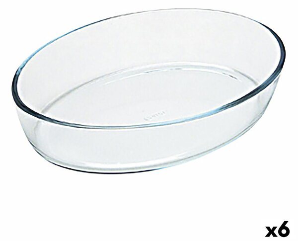 Ястие за печене Pyrex Classic Овална 35 x 24 x 7 cm Прозрачен Cтъкло (6 броя)