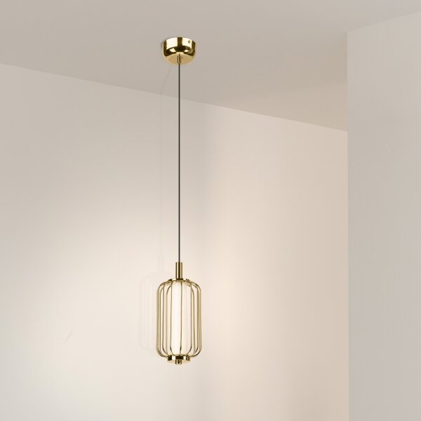 LED полилей на кабел BONNIE LED/10W/230V 3000K златист