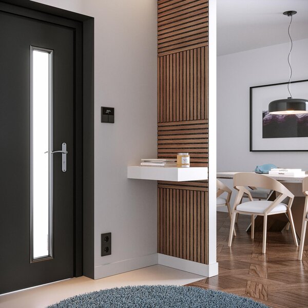 Акустичен декоративен стенен панел atmosphera Colva, MDF, 60x60 cm - Бежов