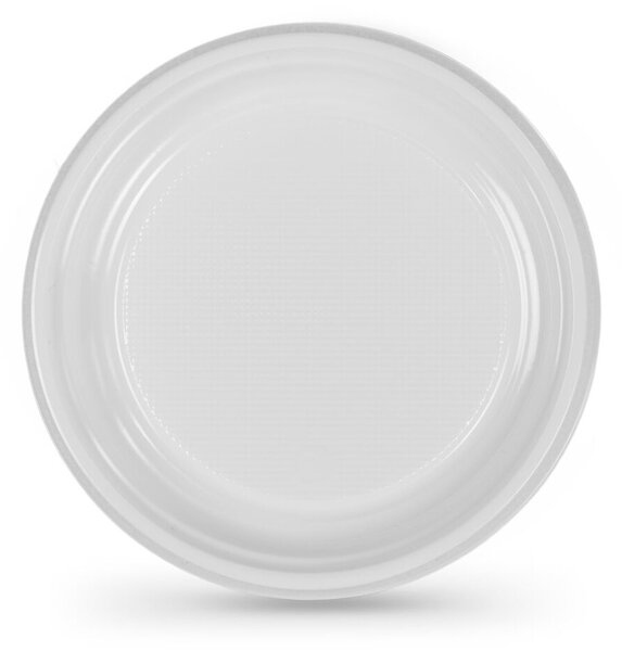 Reusable plate set Algon Кръгъл Бял 17 x 17 x 1,5 cm Пластмаса 25 броя